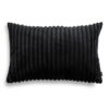 Schwarzes Cord Dekokissen Colet – Exklusives Sofakissen 60x40 cm