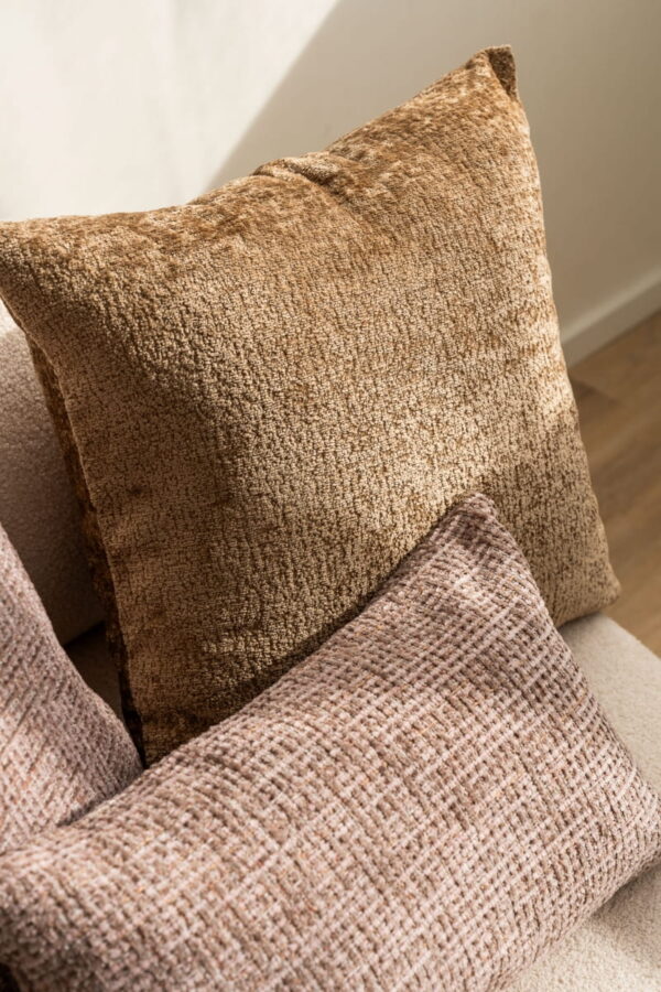 Rosa Beige Dekokissen 3er Set Teli - Eleganter Komfort