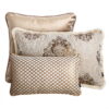 Creme Dekokissen 3er Set Aurum - Exklusive Eleganz