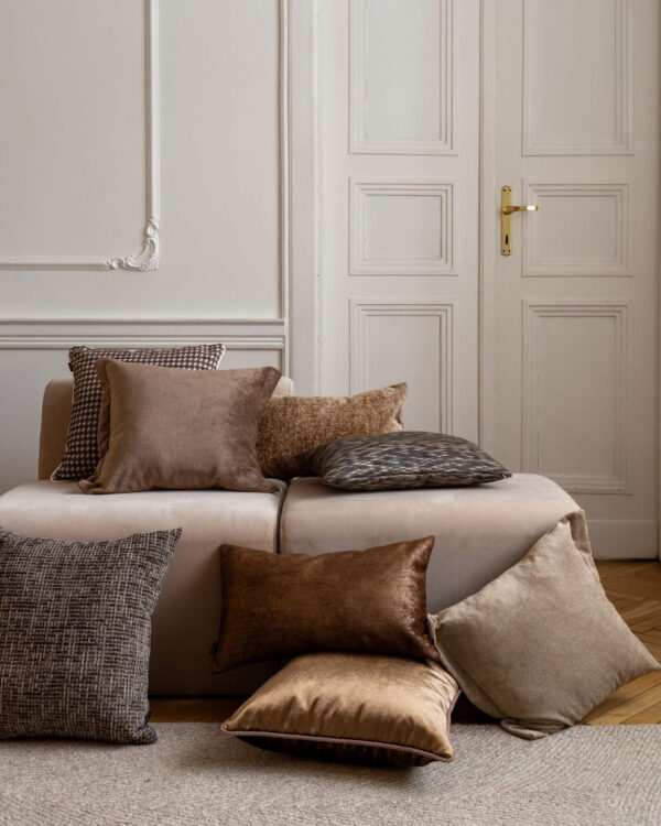 Beige Braune Dekokissen 3er Set - Stilvolle Harmonie