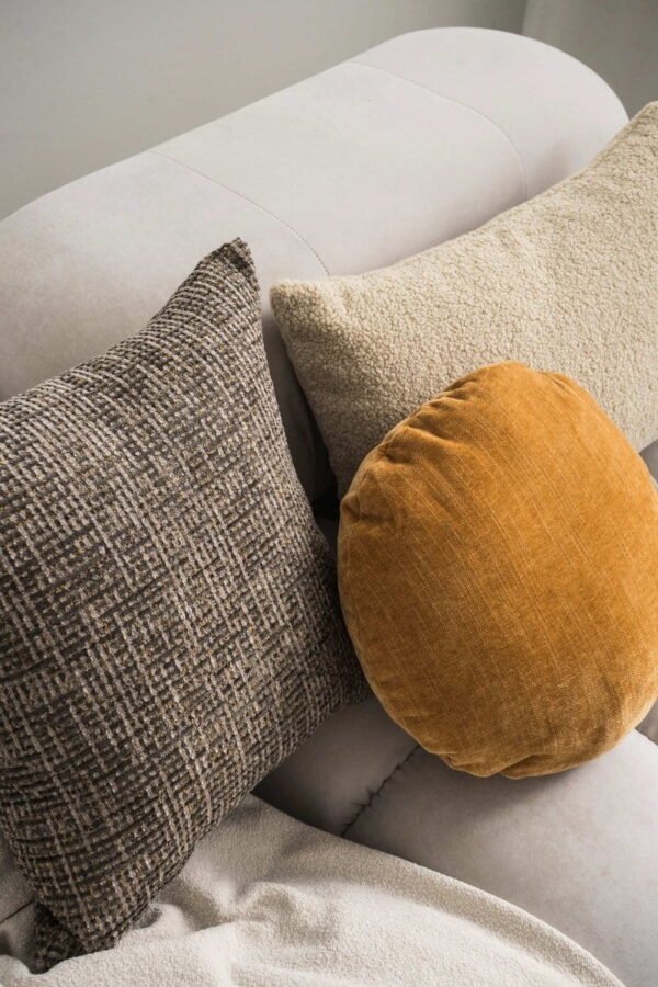 Beige Braun Dekokissen 3er Set - Natürliche Eleganz