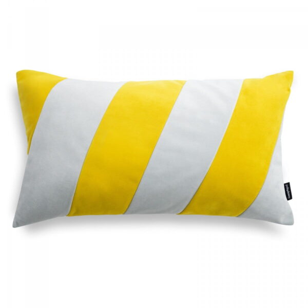 Gelbe Dekokissen 3er Set - Stilvolle Pepper & Stripes Optik