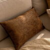 Beige Dekokissen 3er Set - Elegante Velvet & Stone Optik
