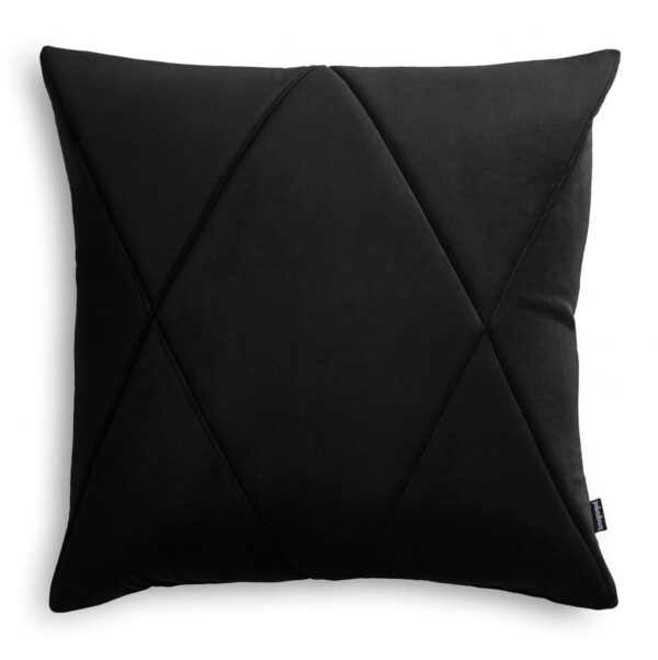 Schwarzes Samtkissen Touch – Exklusives Design 45x45 cm