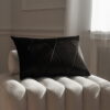 Schwarzes Samtkissen Touch – Exklusives Design 45x45 cm