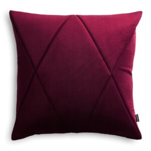 Bordeaux Touch Samtkissen 45x45 - Eleganter Blickfang