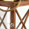LEVI GOLD Laternen Set mit Kreuzdesign – 2 dekorative Holzlaternen