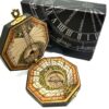 Kompass mit Sonnenuhr – Exklusives Retro-Instrument H06 7,3 cm