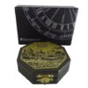 Kompass mit Sonnenuhr – Exklusives Retro-Instrument H06 7,3 cm