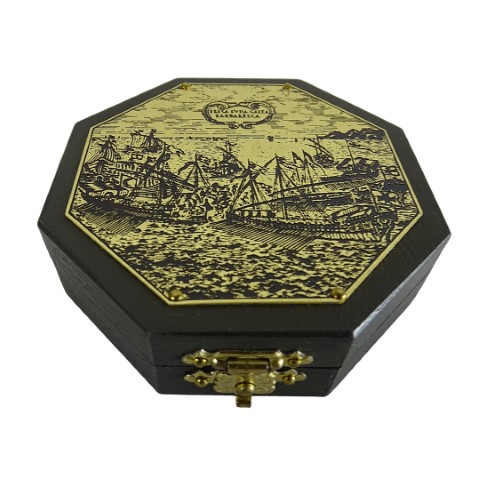 Kompass mit Sonnenuhr – Exklusives Retro-Instrument H06 7,3 cm