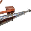 Messing Teleskop mit Leder 43 cm - Exklusive Nautik