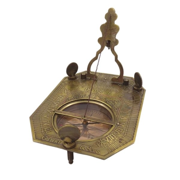 Sonnenuhr mit Kompass 11,5 cm - Faszinierende Navigation
