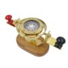 Kardankompass aus Messing 19 cm - Faszinierende Nautik