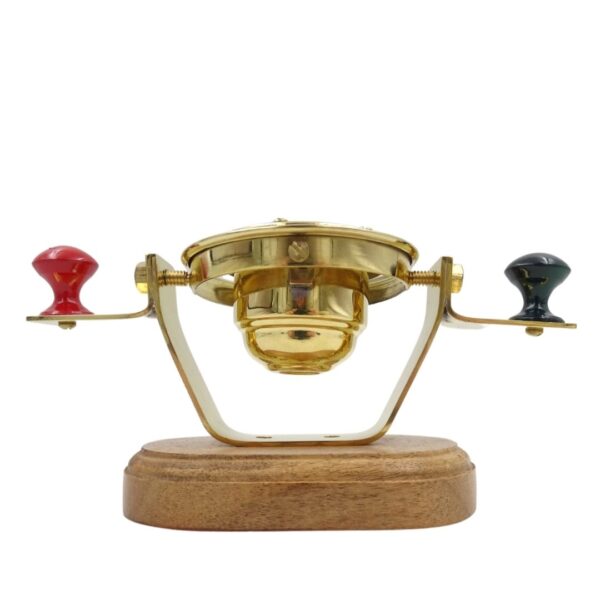Kardankompass aus Messing 19 cm - Faszinierende Nautik