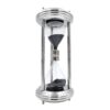 Silberne Sanduhr 10 Minuten 33 cm - Eleganter Blickfang