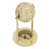 Messingglobus mit Kompass 12,5 cm - Exklusiver Blickfang
