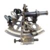 Messing Sextant in Lederbox 13 cm - Faszinierender Klassiker