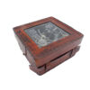 Messing Sextant in Lederbox 13 cm - Faszinierender Klassiker