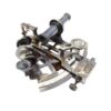 Messing Sextant in Lederbox 13 cm - Faszinierender Klassiker