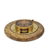 Holz Kompass 15 cm mit Messing - Faszinierender Blickfang