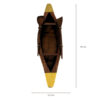 Holzboot maritime Deko 25cm - Stilvoller Blickfang