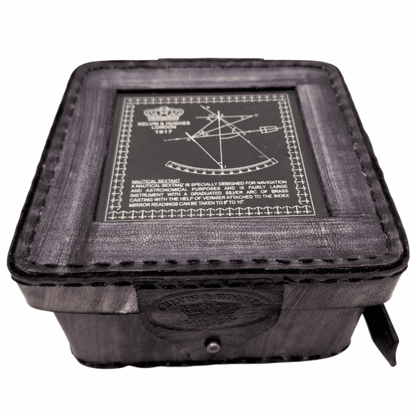 Messing Sextant mit Lederbox - Exklusiver Nautik-Blickfang