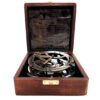 Messing Kompass mit Sonnenuhr 12 cm - Exklusiver Blickfang