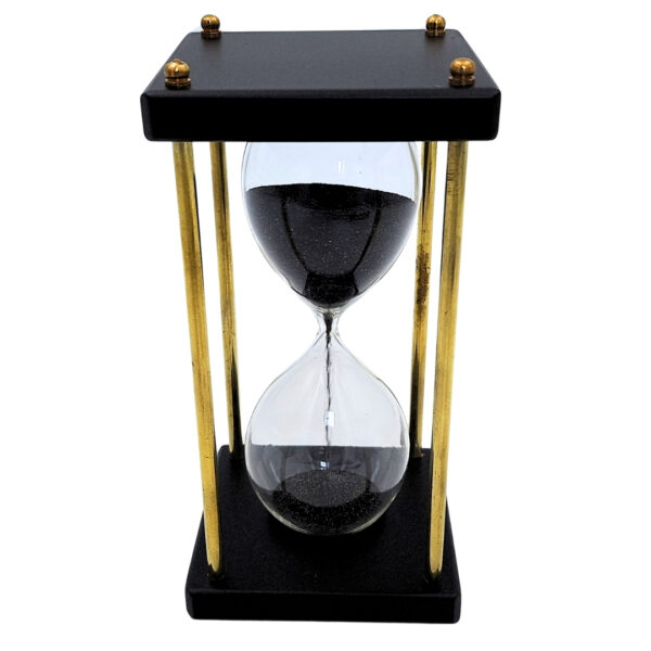 5 Minuten Sanduhr 16 cm - Eleganter Retro-Blickfang