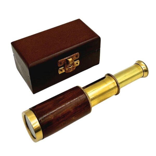 Messing Fernrohr 15,5 cm - Exklusives Retro-Set