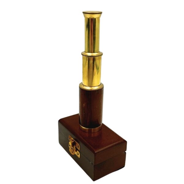 Messing Fernrohr 15,5 cm - Exklusives Retro-Set