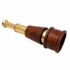 Messing Holz Fernrohr 18 cm - Exklusiver Retro-Blickfang