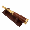 Messing Holz Fernrohr 32 cm - Faszinierender Retro-Blickfang