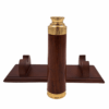 Messing Holz Fernrohr 32 cm - Faszinierender Retro-Blickfang