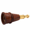 Messing Holz Fernrohr 32 cm - Faszinierender Retro-Blickfang