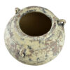 Beige Keramik Amphore 50cm - Eindrucksvolle Antikoptik