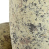 Beige Keramik Bodenvase 50 cm - Eindrucksvolle Antikoptik