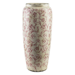 Rosa Keramikvase 37cm - Exklusive Vintage-Ornamente