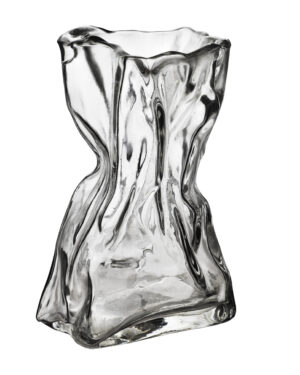 SERENITE Skulpturale Glasvase - Eindrucksvoll 22 cm