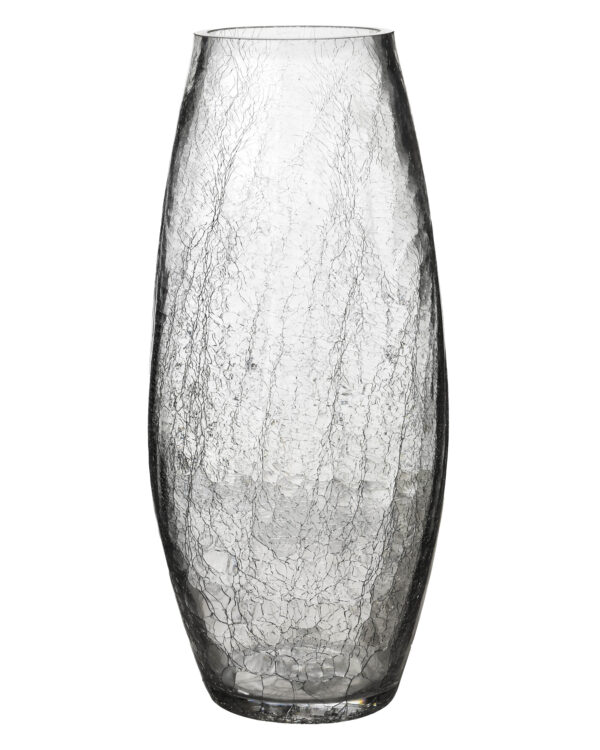 SERENITE Crackle Bodenvase - Eindrucksvolle Höhe 35 cm