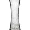 SERENITE Schlanke Craquelé Glasvase - Exklusiv 40 cm
