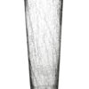 SERENITE Konische Craquelé Glasvase - Eindrucksvoll 40 cm