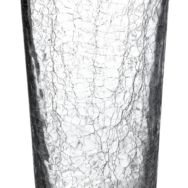SERENITE Konische Craquelé Glasvase - Eindrucksvoll 40 cm