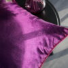 Glamour Violettes Samtkissen - Luxuriöser Glanz 45x45 cm