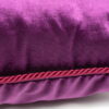 Glamour Violettes Samtkissen - Luxuriöser Glanz 45x45 cm
