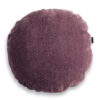 Rolo Rundes Dekokissen Violett - Stilvoller Blickfang 45x45 cm