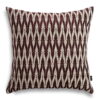 Nava Bordeaux Dekokissen - Elegantes Muster 45x45 cm