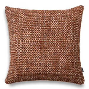 Braunes Silencio Strukturkissen - Edler Web-Look 45x45 cm