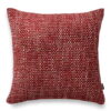 Rotes Silencio Dekokissen - Stilvoller Struktur-Look 45x45 cm