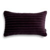 Cordian Samt Kissen Violett - Edler Retro-Look 50x30 cm