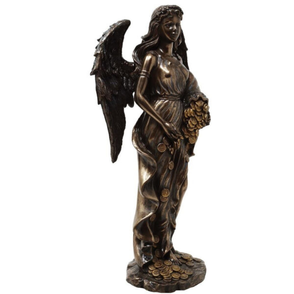 Fortuna Göttin Figur 29 cm – Exklusive Glücksgöttin mit Füllhorn